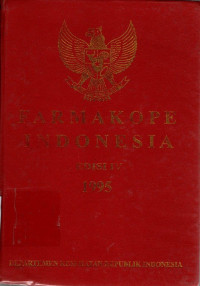 Image of Farmakope Indonesia Edisi IV