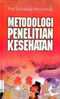 Image of Metodologi Penelitian Kesehatan