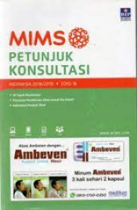 Image of MIMS PETUNJUK KONSULTASI INDONESIA 2018/2019 EDISI 18